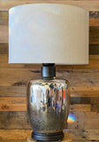 Glass Modern Table Lamp Silver Lamp