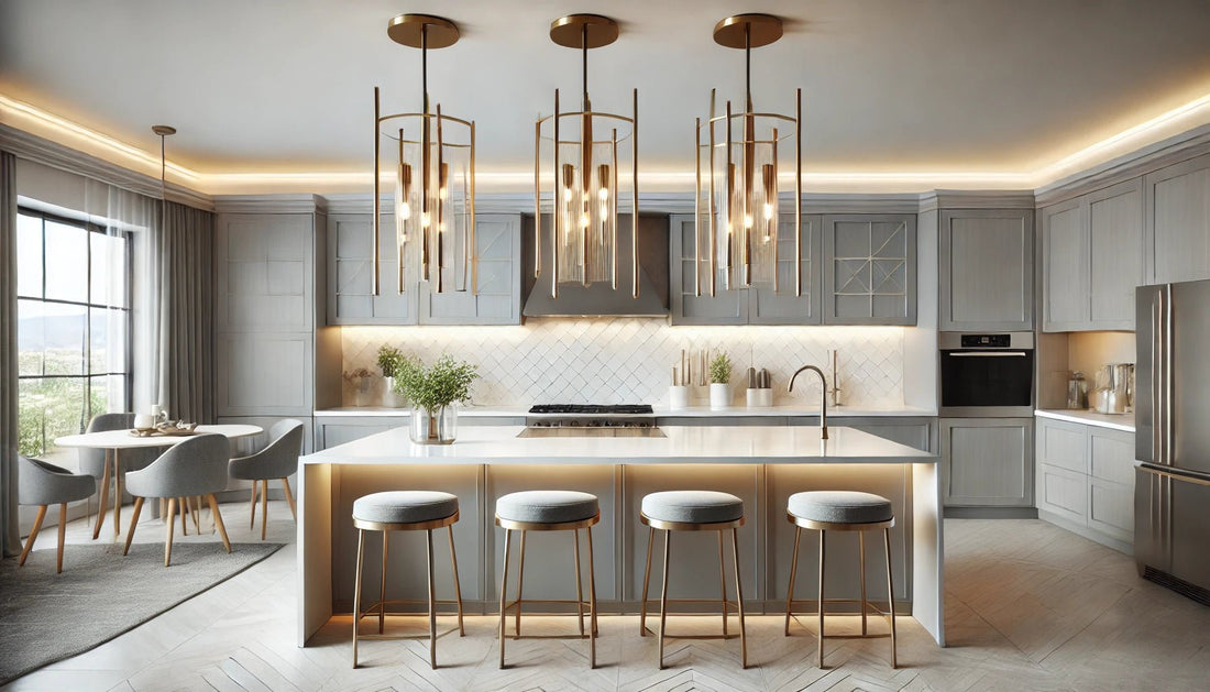 Kitchen Island Linear Chandelier 3-Lights