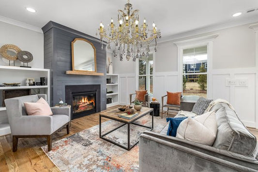 chandelier with black