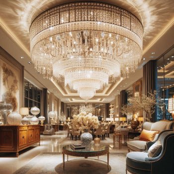 Chandeliers for Dining Room Bliss: The Impact of the Starburst Gold Chandelier 32" Wide Crystal Lighting Fixture