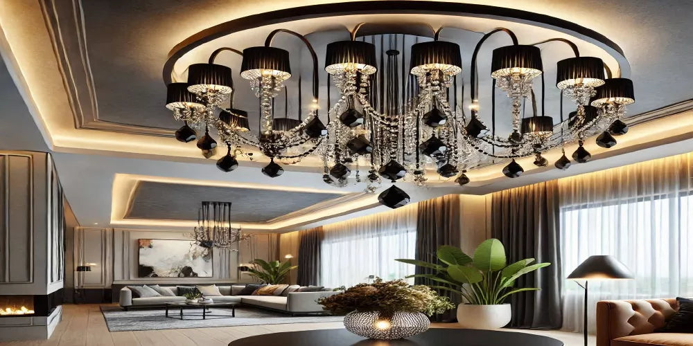 Chandelier with Black: Bold Elegance to Transform Your Space