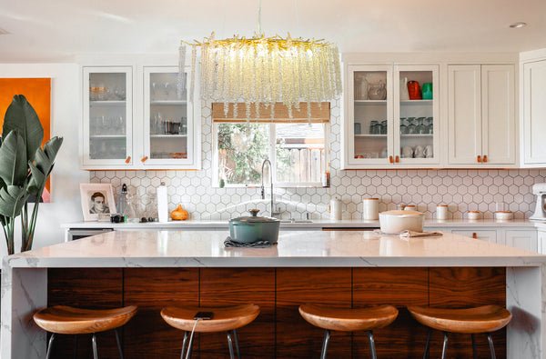 mid century modern light fixture