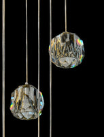 luxury Crystal Chandelier Modern Staircase Ceiling Light 10-Lights