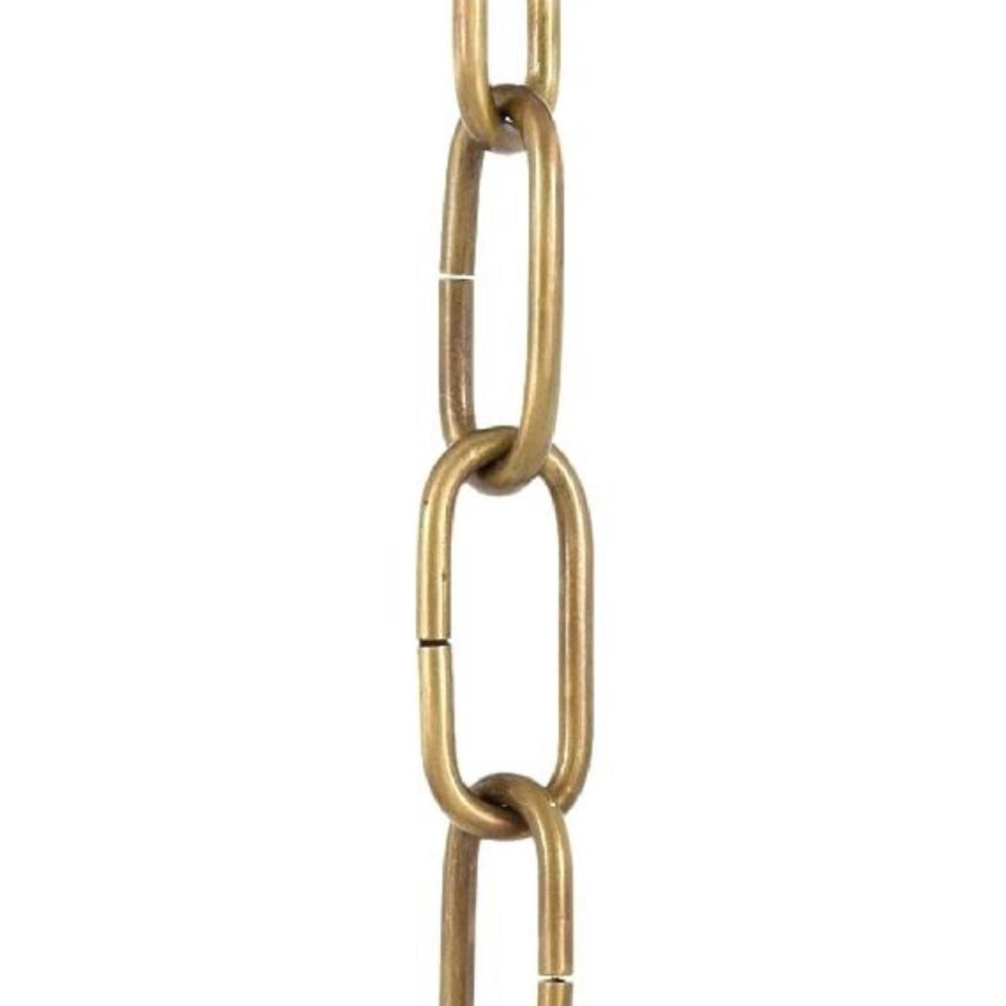 Heavy-Duty 3ft Gold Chandelier Chain – 4mm Iron Link Chain for Lighting & Home Décor