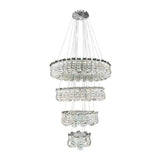 Luxury Grand Modern Chrome Crystal LED Chandelier – 4 Tier Dimmable Fixture with Remote Control (Copy)