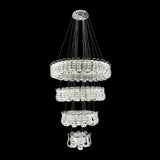Luxury Grand Modern Chrome Crystal LED Chandelier – 4 Tier Dimmable Fixture with Remote Control (Copy)