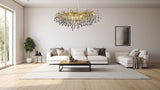 Crystal Chandelier Modern Dimmable Gold Lighting