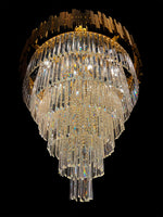 Luxury 31" Wide Crystal 12-Light Dimmable Chandelier