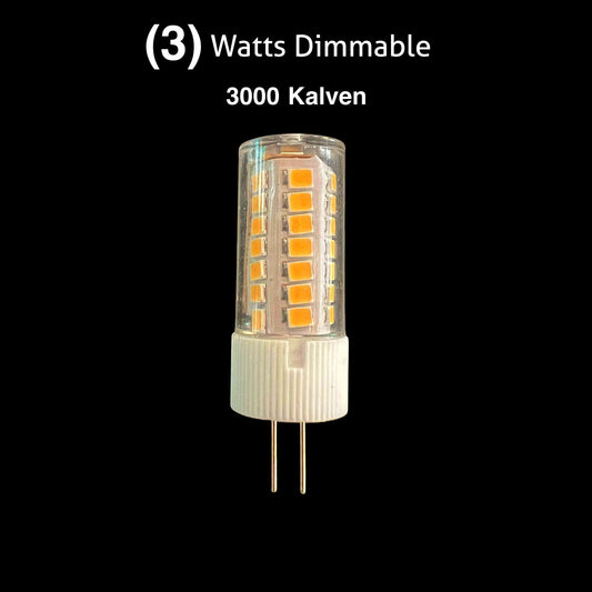 (10 Pack) 3W LED Dimmable Light Bulbs – G4 & G5.3 Base, 3000KSoft White