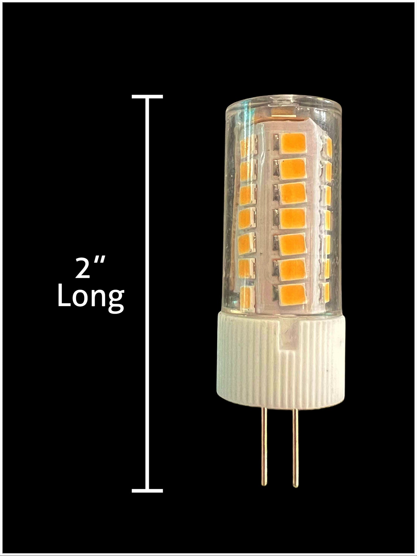 (10 Pack) 3W LED Dimmable Light Bulbs – G4 & G5.3 Base, 3000KSoft White