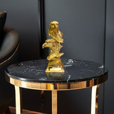 Golden American Eagle Sculpture – A Rare Handmade Italian Masterpiece of Brass and Bronze