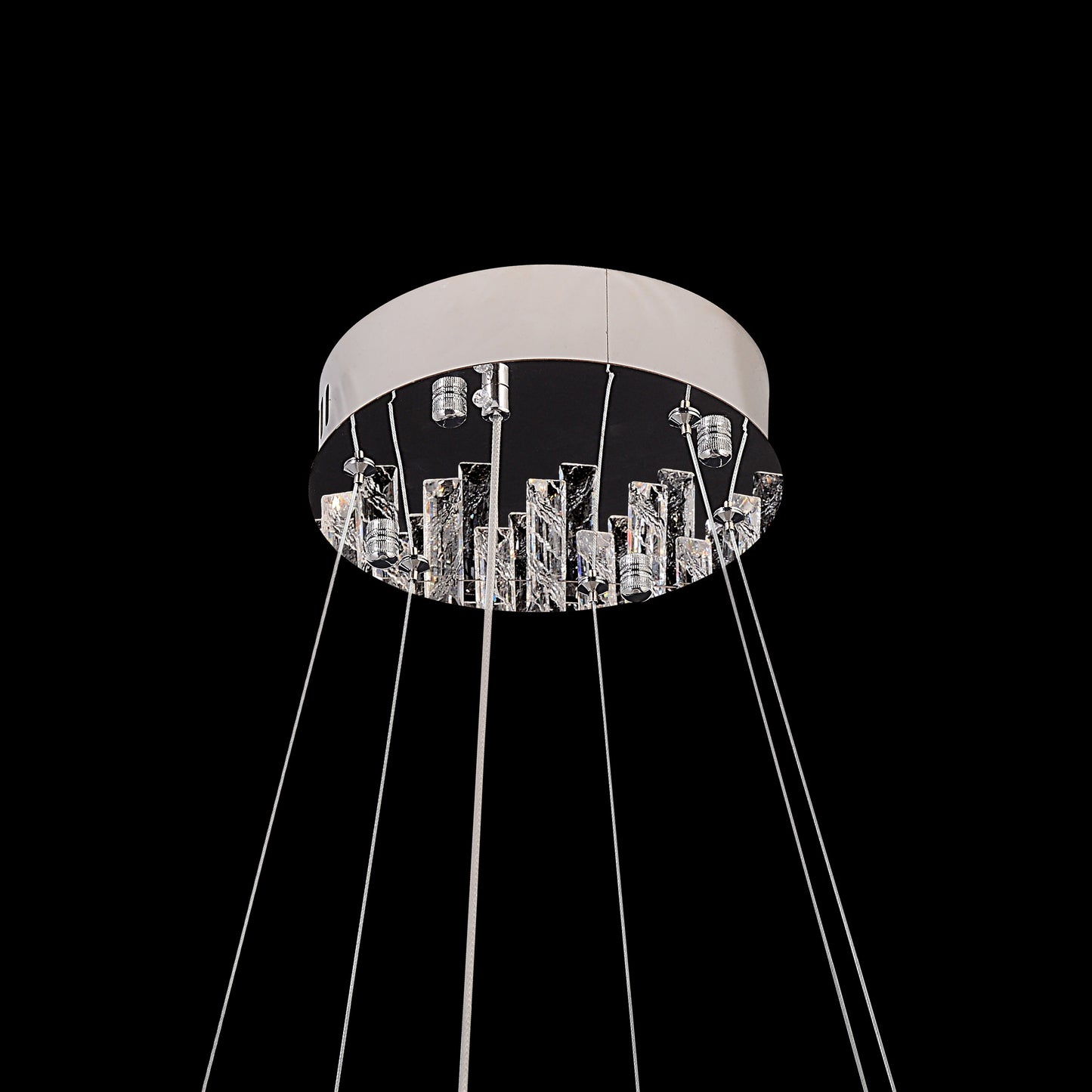 Modern Crystal LED Round chandelier