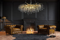 Crystal Chandelier Modern Dimmable Gold Lighting