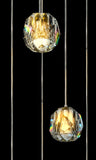 luxury Crystal Chandelier 19.5" Wide Staircase Ceiling Light 6-Lights