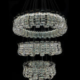 Luxury Grand Modern Chrome Crystal LED Chandelier – 4 Tier Dimmable Fixture with Remote Control (Copy)