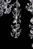 Luxury Modern Chrome Crystal Chandelier - 23 Dimmable LED Lights, Adjustable Height