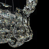 Luxury Grand Modern Chrome Crystal LED Chandelier – 4 Tier Dimmable Fixture with Remote Control (Copy)