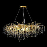 Crystal Chandelier Modern Dimmable Gold Lighting
