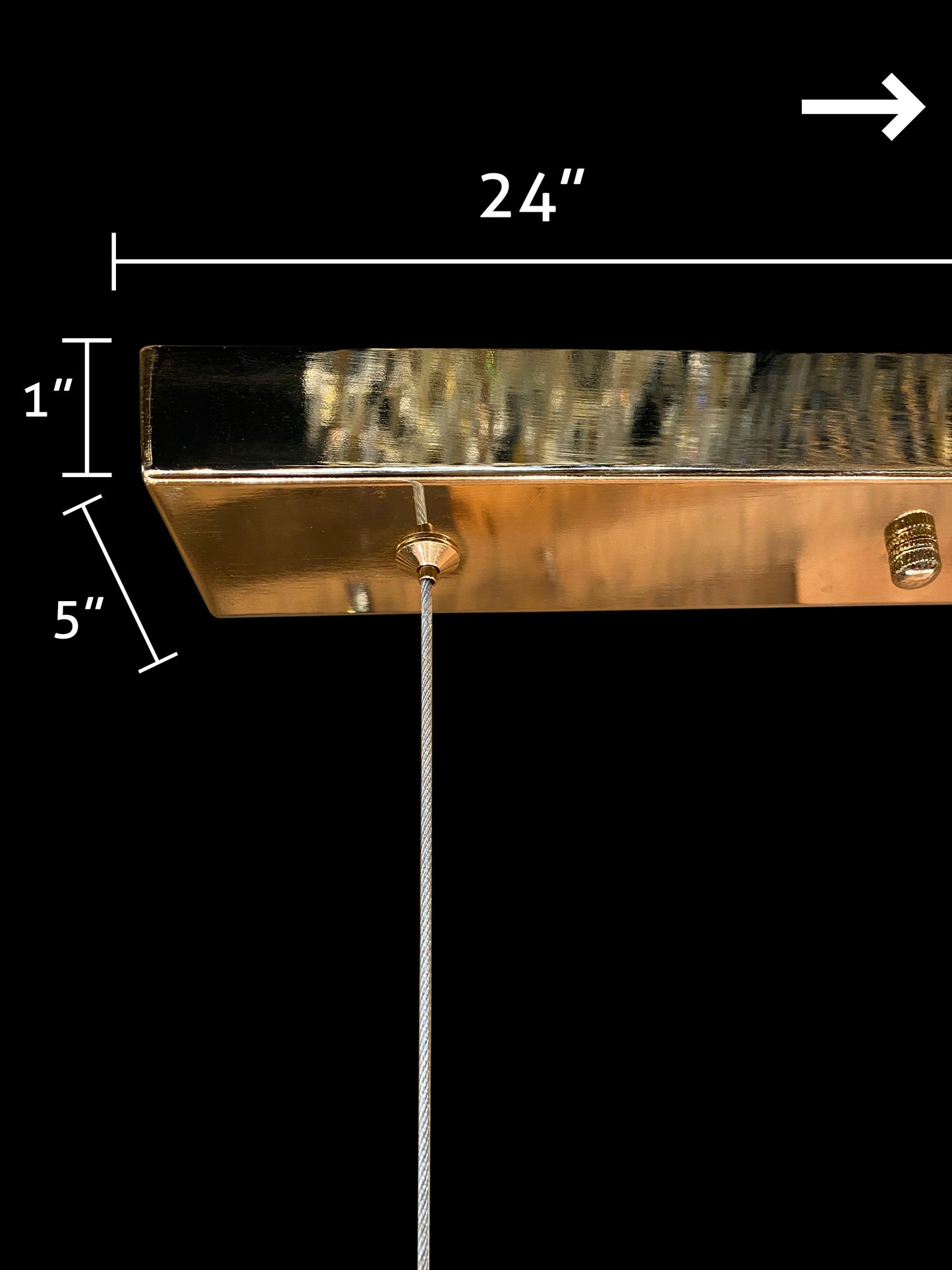 Modern Gold  Starburst Linear Crystal Dimmable Chandelier