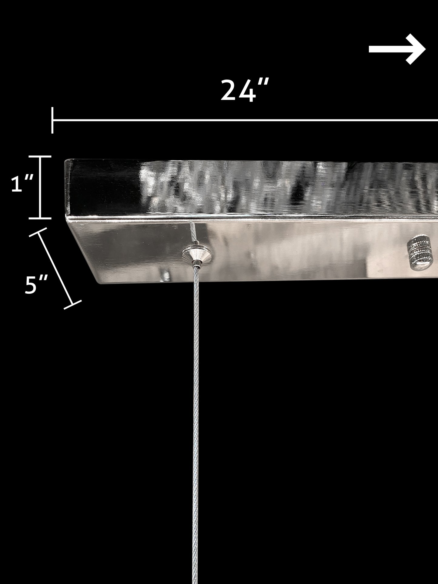 Modern Chrome Starburst  Linear Dimmable  Crystal Chandelier