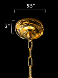 Luxury Crystal Chandelier 28" Wide Gold Pendant Chandelier