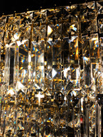 Luxury Crystal Chandelier 16" W Gold Lighting Fixture