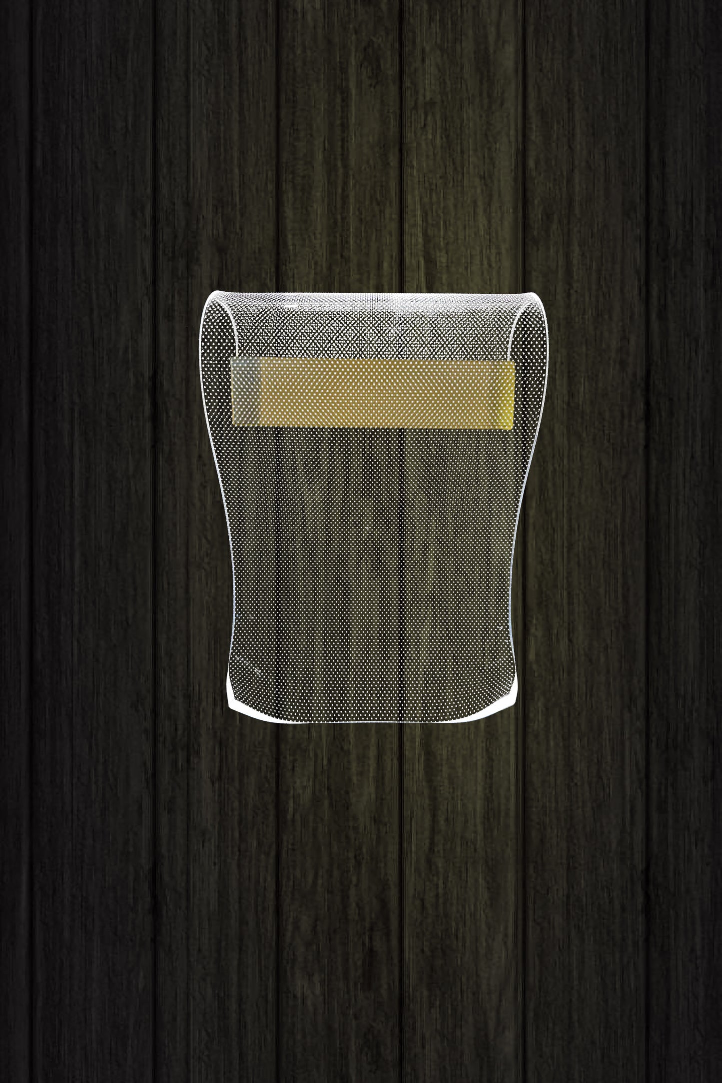 Curve Mesh LED Wall Sconce Gold