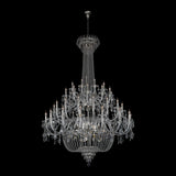 Chrome Empire Crystal Chandelier Grand Traditional Statement 56"