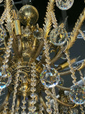 Crystal Chandelier Bronze Ceiling Light Chandelier 21 Lights Handmade For Indoor