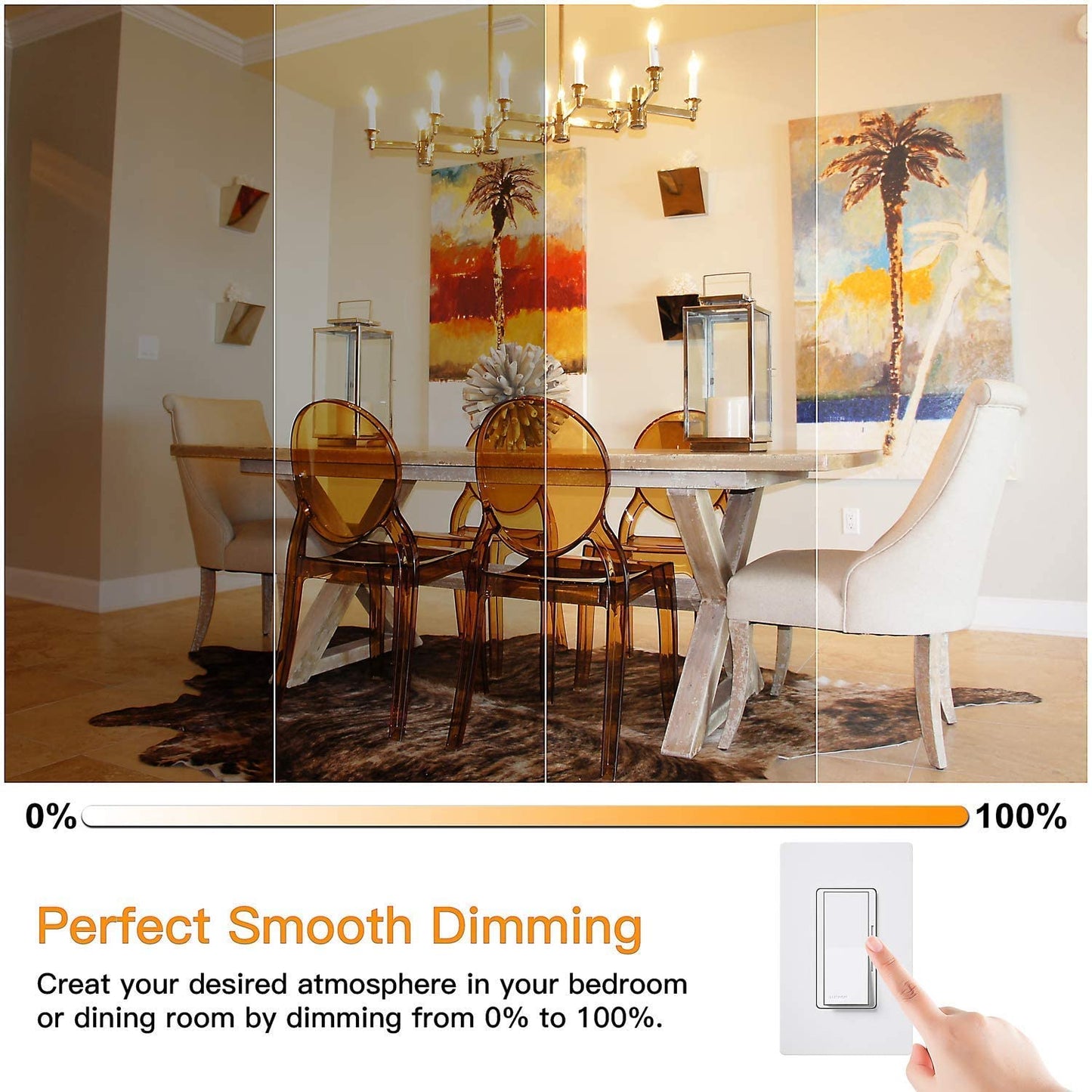 (12 Pack) E12 Candelabra LED Bulbs – 6W, 2700K Warm White, Dimmable, 110V