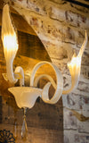Modern Sconces Handmade Wall Lams  Glass Wall sconces White Color