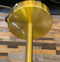 Brass Chandelier 30" Wide 15-Light Acrylic Chandelier