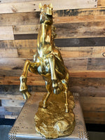Handmade Bronze Horse Statue Brass Sculpture Vintage Art Size 28"