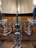 Crystal Table Lamp 3-Light Traditional Lamps