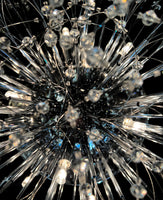 Starburst Chandelier Flush mount Ceiling Light Crystal Chandelier