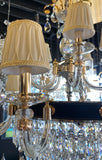 Luxury Chandelier 39" Wide Crystal Lighting Fixture
