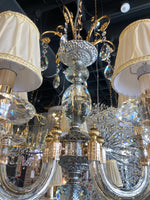 Luxury Chandelier 39" Wide Crystal Lighting Fixture