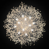 Starburst Chandelier flush Mount  Ceiling Light Crystal Chandelier 30" Wide