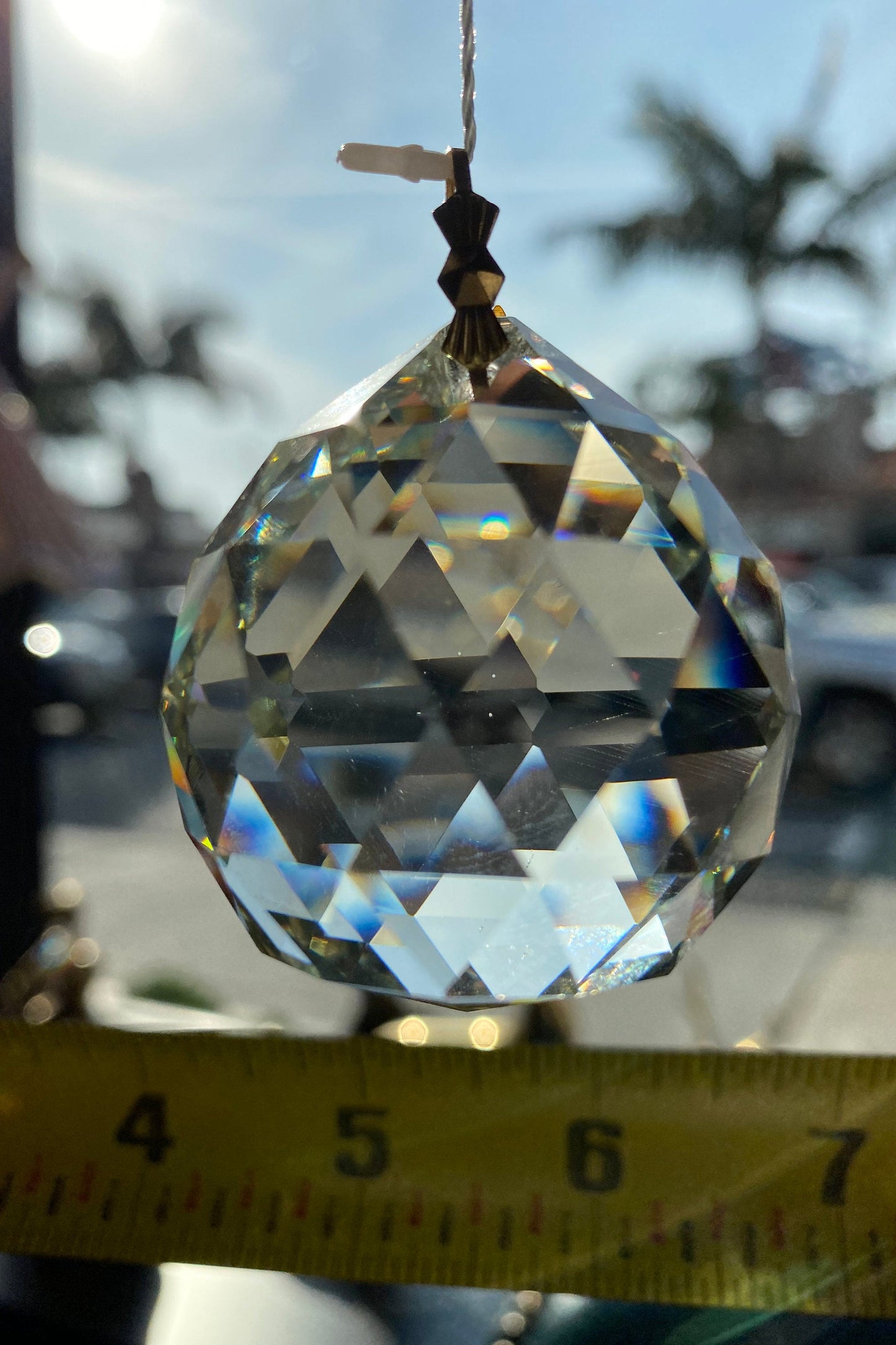 dimension Crystal clear ball 