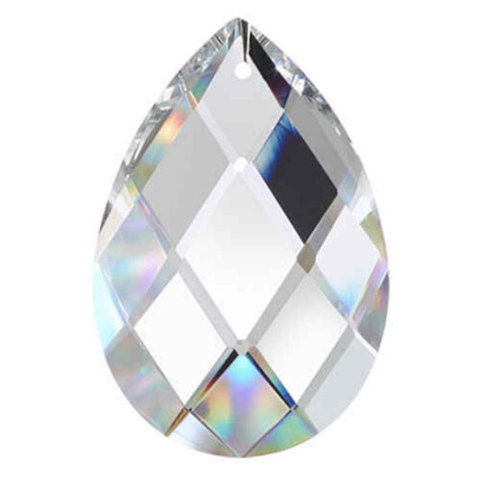 Crystal Tear Drop –(89 mm = 3.5 Inch) Precision-Cut Full-Lead Crystal