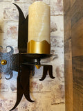 Rustic Wall Sconces With Marble Stone Cover Wall Lamp Fixture 2 Light