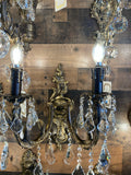 Handmade Brass Wall Sconces With Crystal Classic design Wall Lamps