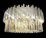 Luxury 32" Wide Crystal LED 12-Light Chandelier