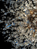 Crystal Chandelier 24" Wide Starburst Chandelier