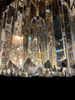 Luxury Chandelier 11" Wide Crystal LED 4-Light Pendant Light