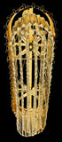 Luxury Chandelier 32" Wide Gold  8-Light Crystal Kitchen Island