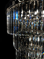 Luxury Chandelier 15- Lights Crystal 25.5" Wide Chrome Finish